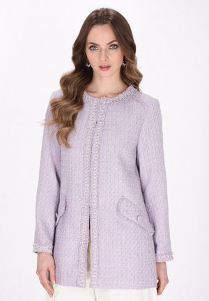 Korte frakker - light lavender glitter