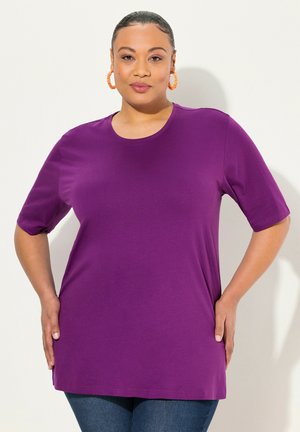 PLUS SIZE SHORT SLEEVE TEE  - Basic T-shirt - classic dark purple