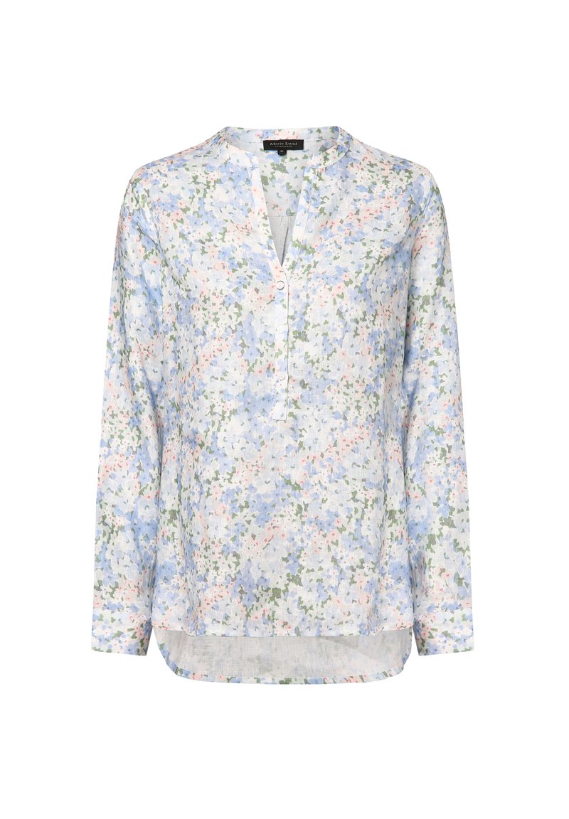 Marie Lund Bluse - weiß hellblau