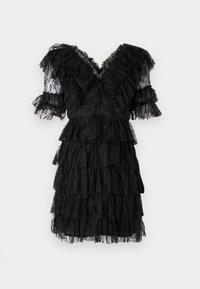 SKY V NECK MINI DRESS - Cocktail φόρεμα / Φόρεμα για πάρτι - black