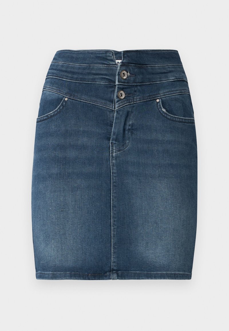 Only Minirok donkerblauw denim Only Minirok donkerblauw denim