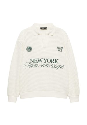 NEW YORK EMBROIDERED  - Sweater - white