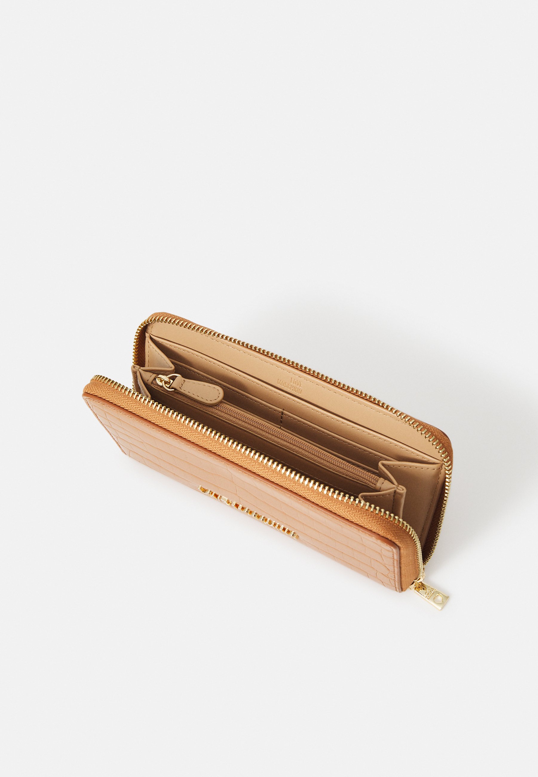 Love Moschino SIGNATURE CROCO - Portofel - brown/maro - Zalando.ro