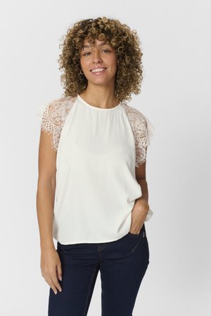 NOLA O-NECK - Blouse - snow white