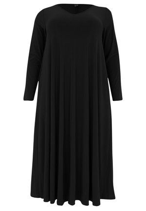 YOEK WITH LONG SLEEVES - Freizeitkleid - black