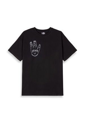 PEACE WITHIN THE GLITZY GRILLZ  - Print T-shirt - black