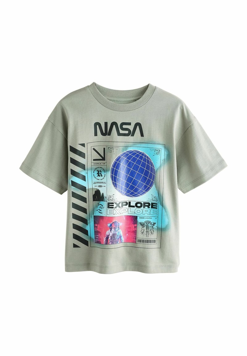 Next NASA LICENSE SHORT SLEEVE - T-shirt print - grey