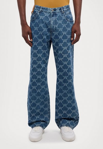 MCM DENIM  - Brīva piegriezuma džinsi - indigo