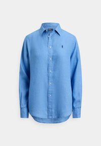 CLASSIC FIT LINEN SHIRT - Užsagstoma palaidinė - blue