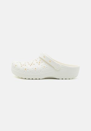 CLASSIC FLORAL CUT OUT UNISEX - Mules - chalk