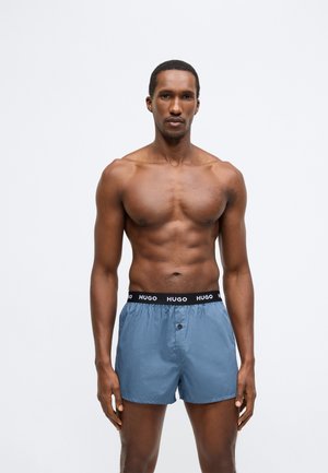 TRIPLET 3 PACK - Boxershorts - black/light blue