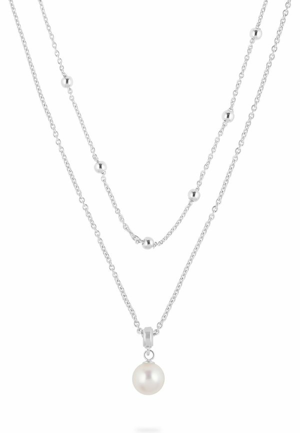 Halskette - zilveren kleur