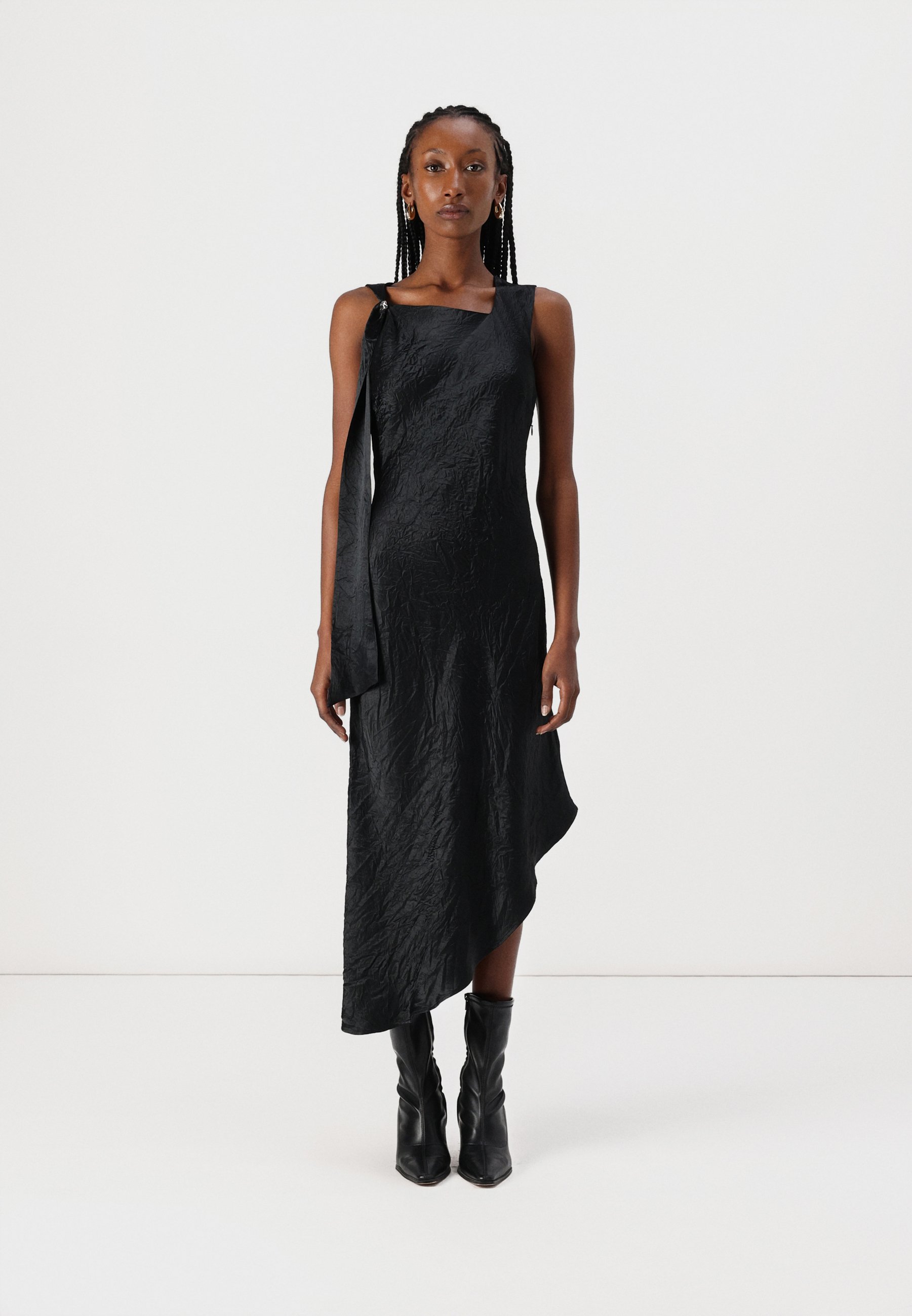 Selected SLFELISE MIDI DRESS - Occasion wear - black - Zalando.ie