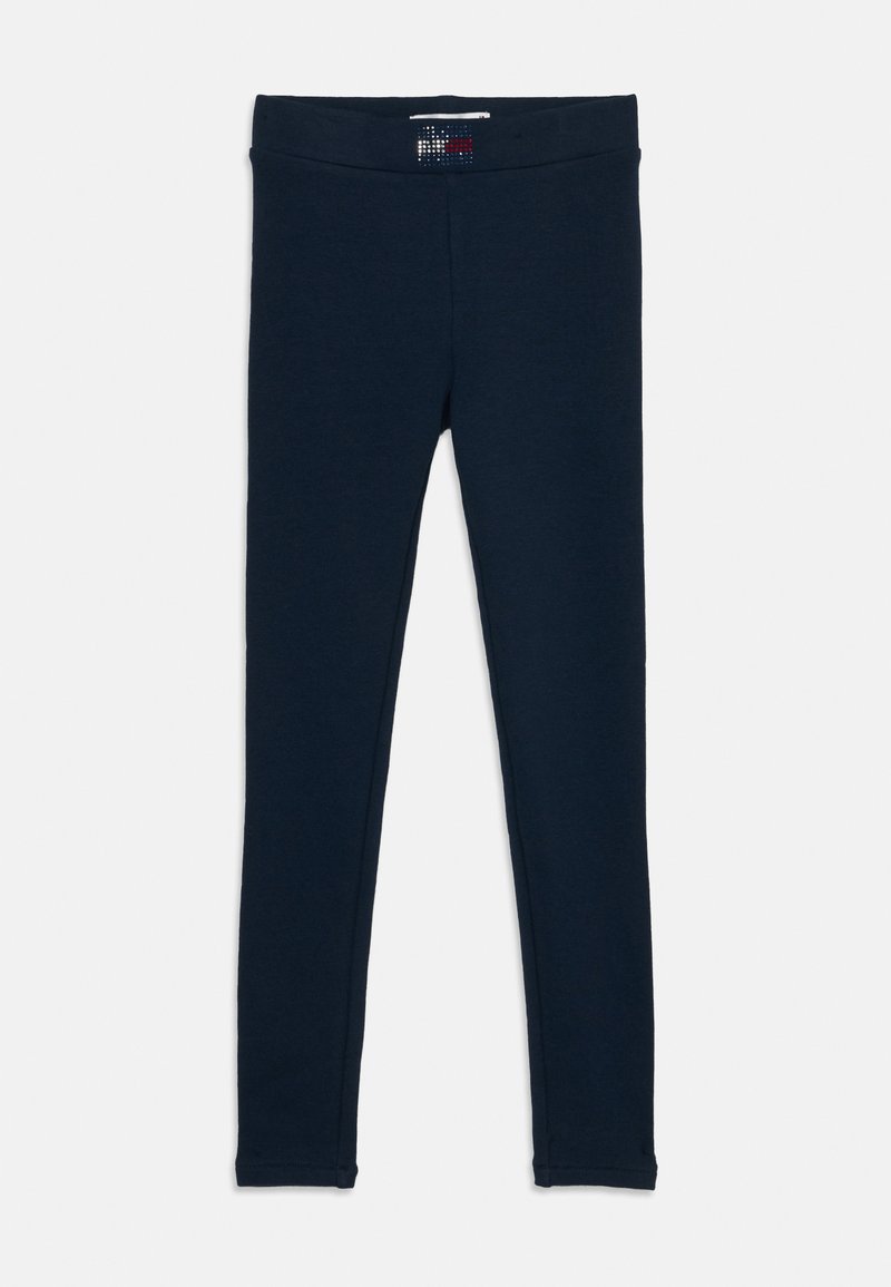 Marina leggings tillverkade av stretchtyg i en enfärgad nyans. Har en bred midja och en liten logotypdetalj med dekorativa accenter.