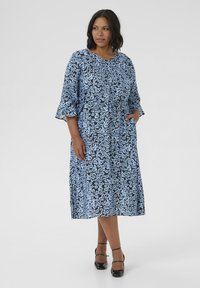 Kaffe Curve AMINA  - Robe de jour - black windsurfer flower print