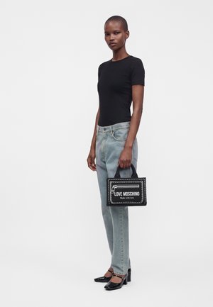 Love Moschino, SIGNATURE LOVE - Håndtasker - black