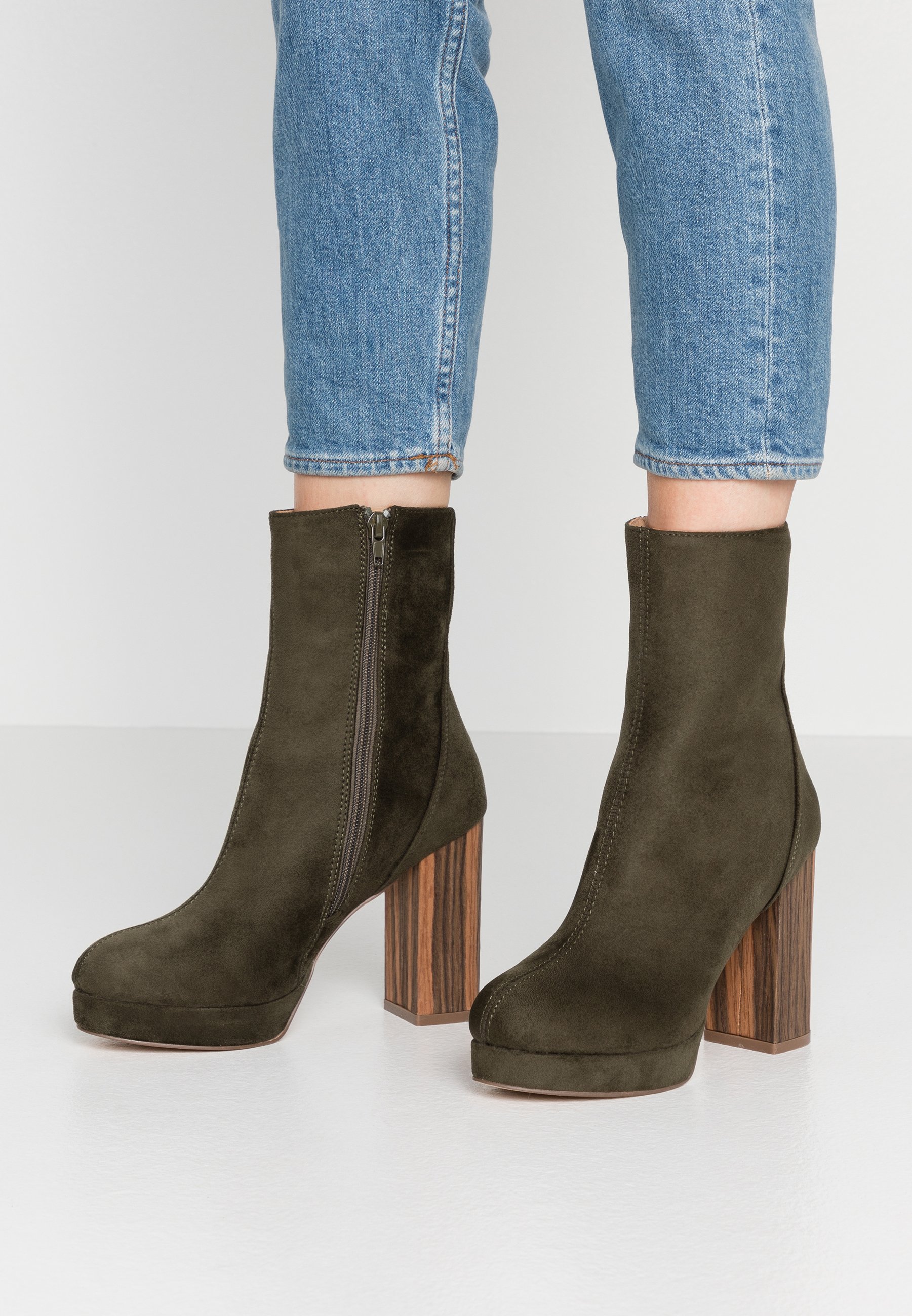Even\u0026Odd Enkellaarsjes met hoge hak red Zalando.nl b0mNPqu8