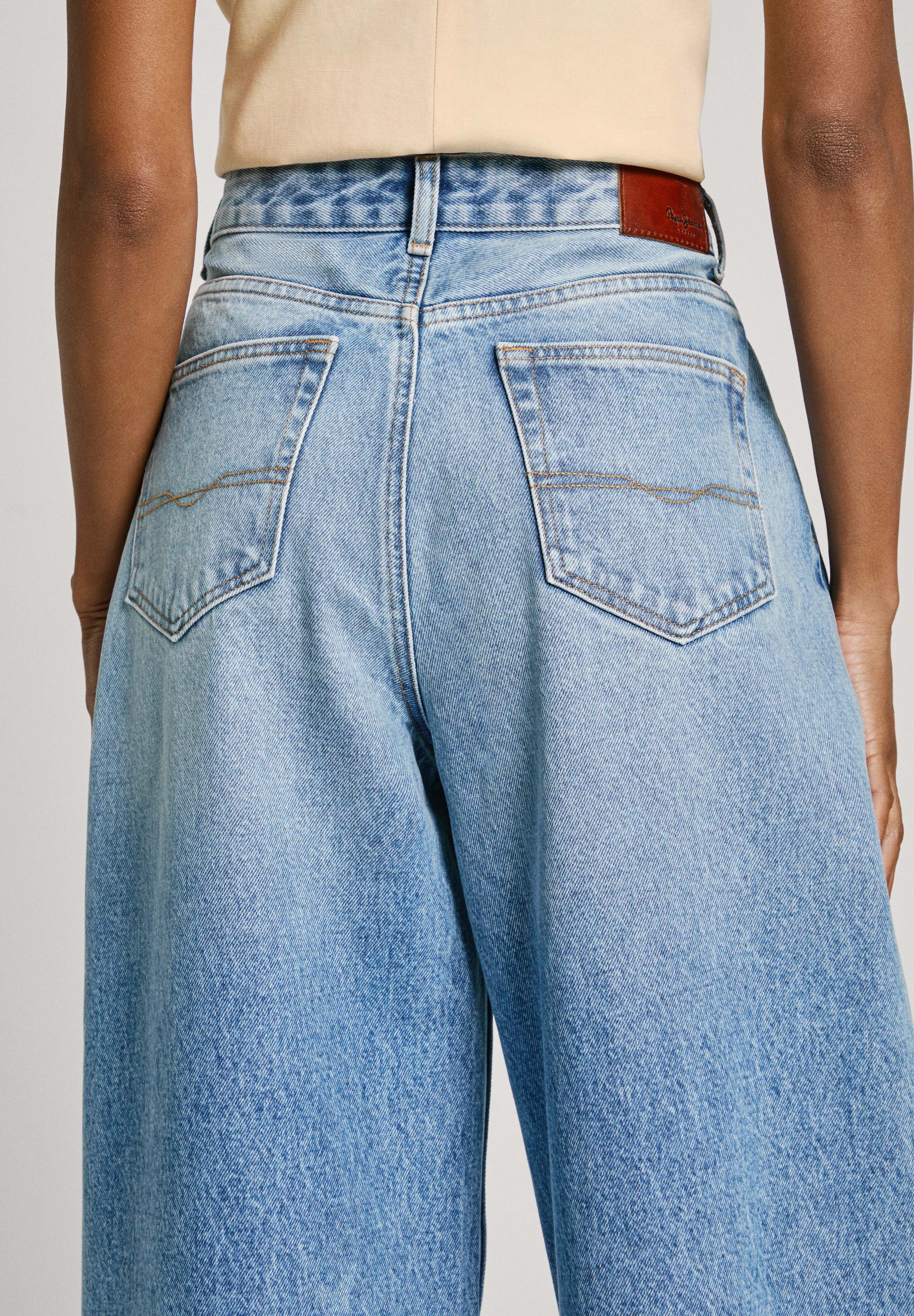 PEPE JEANS ワイドレッグデニム 4 IN No IW11U PEPE JEANS ワイドレッグデニム 4 IN No IW11U