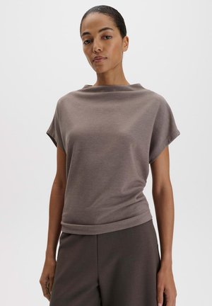 someday., RELAXED FIT SOFT TOUCH - T-Shirt basic - taupewood melange