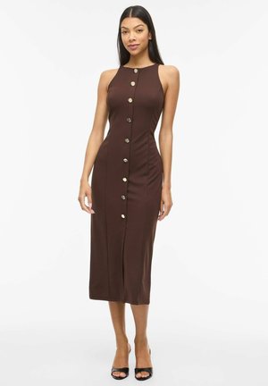 VILA MAXIKLEID VICLARA ÄRMELLOSES - Robe de jour - coffee bean