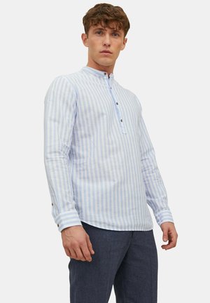 JACK & JONES Jprblasummer Band Tunic Shirt L/S STS - Camicia Uomo Manica Lunga In Misto Cotone E Lino - 6
