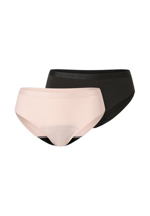 2ER PACK SECRET CARE - Kuukautisalushousut - schwarz rosa