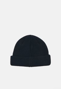 Tommy Jeans HERITAGE SHORT BEANIE UNISEX - Kapa - dark night navy