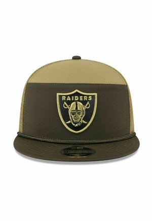 9FIFTY SPLIT PANEL - SALUTE LAS VEGAS RAIDERS - Cap - olive