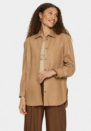 Overhemdblouse - tigers eye