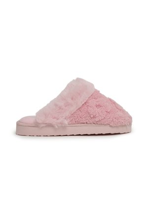 Ysabel Mora, ZAPATILLAS DE CASA DE PELO SUAVE ROSA - Pantuflas - rosa