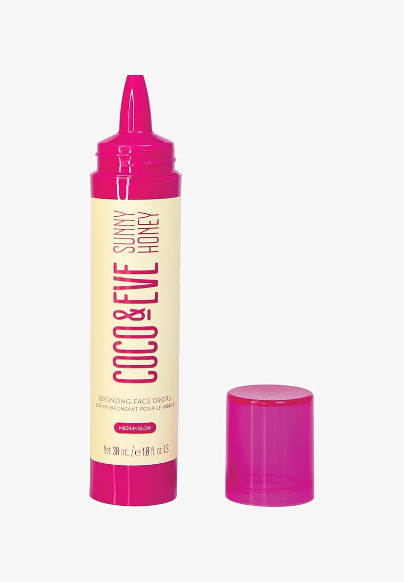 Coco & Eve - SUNNY HONEY BRONZING FACE DROPS - Zonnebrandcrème - medium glow, Vergroten