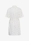 KAFLORA - Robe en jean - white denim rose flower