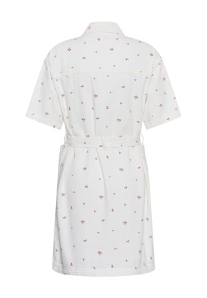 Kaffe, KAFLORA - Jeanskleid - white denim rose flower
