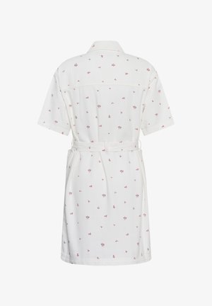 Kaffe, KAFLORA - Jeanskleid - white denim rose flower