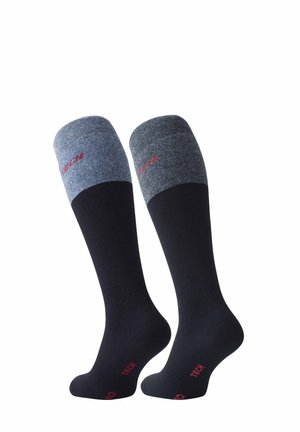 Cotton Prime, 2 PAAR - Kniestrümpfe - schwarz blau