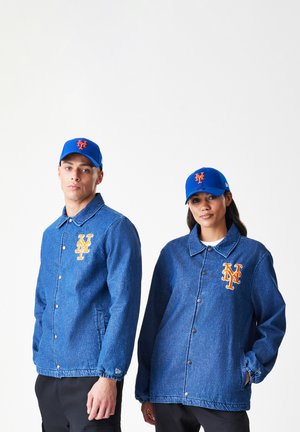 MLB COACHES UNISEX - Traper jakna - blue denim