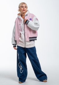 Ed Hardy LOVE WRAPPED VARSITY  - Bomber bunda - pink