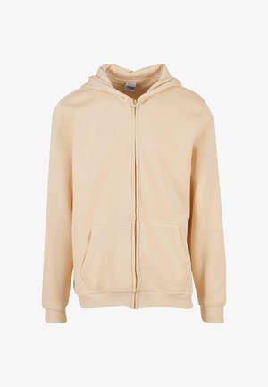 Peitsakollane tõmblukuga kapuutsiga särk, mis on valmistatud pehmest kangast, omab känguru-taskut ja sellel on reguleeritav paelaga kapuuts.