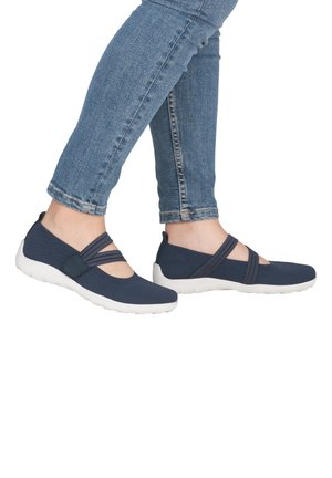 Remonte, REMONTE BALLERINAS R3519 - Ankle strap ballerina shoes - blue