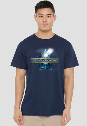 Cotton Soul, POLAR EXPRESS/TRAIN LOGO - T-Shirt print - dark blue