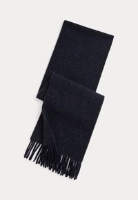 REVERSIBLE WOOL-BLEND SCARF - Écharpe - navy