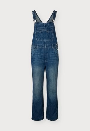 GAP, LOOSE OVERALL - Salopette en jean - medium wash