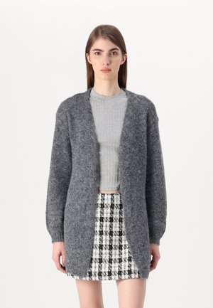 JDY, JDYZOEY LIFE OPEN - Cardigan - dark grey melange
