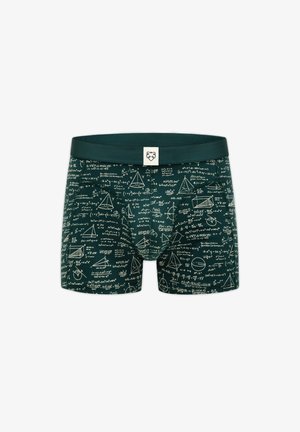 A-dam, GREEN MATHS PRO AOP - Kurze Boxershorts - bronze green
