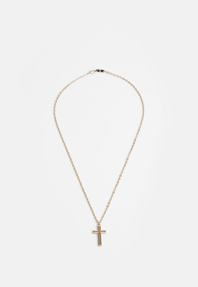 CLEAN CROSS NECKLACE - Smykke - gold-coloured