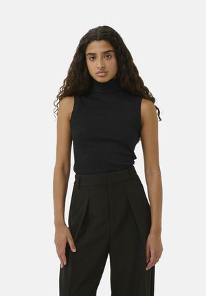 DAGNA ROLLNECK  - Top - black glitter