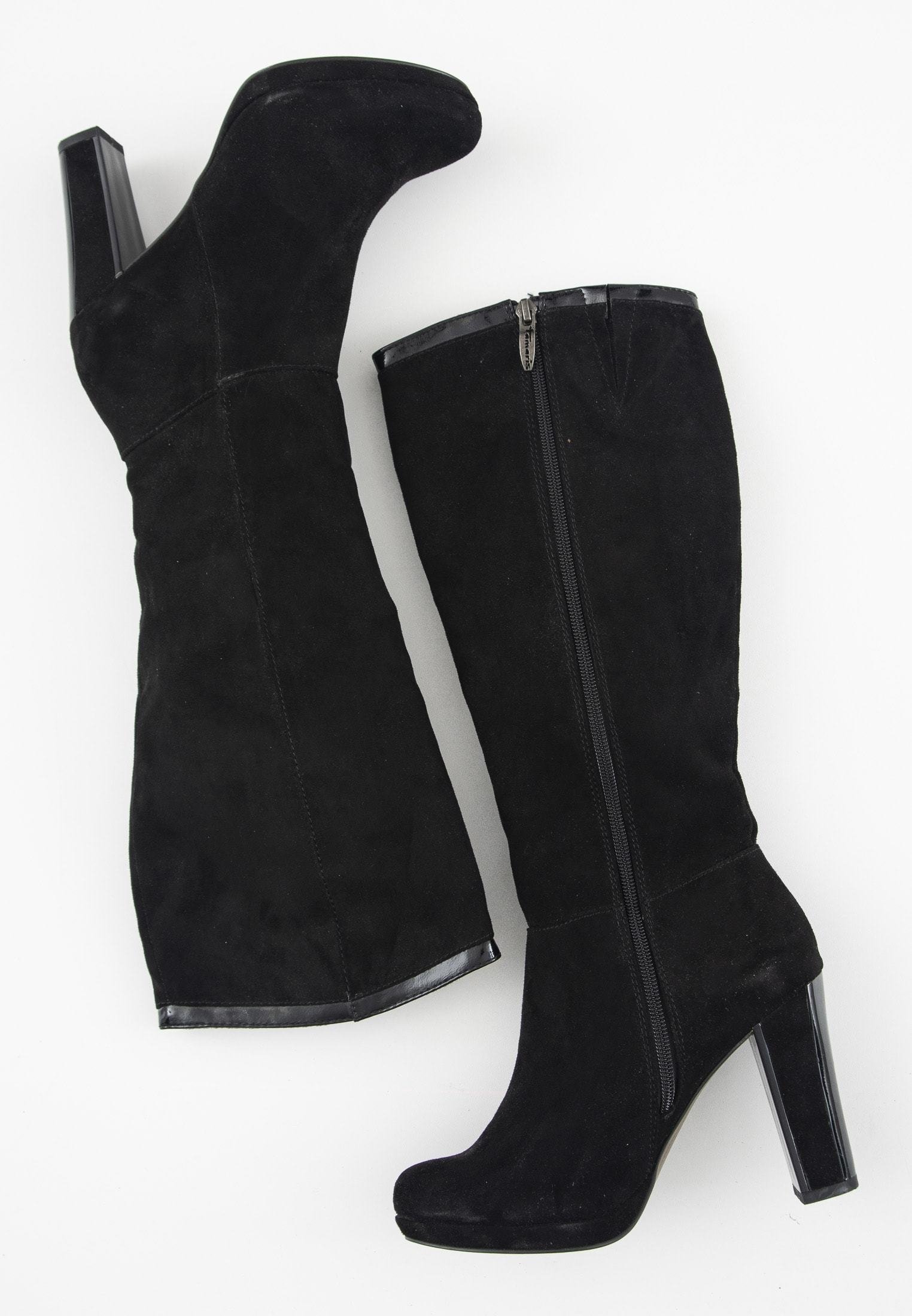 Tamaris Laarzen met hoge hak - black/Zwart - Zalando.nl