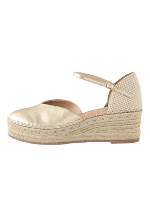 STANDARD WIDE FIT - FOREVER COMFORT CLOSED TOE - Platform magas sarkúk - gold