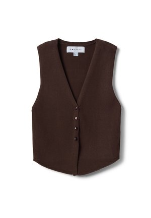 B.ANGEL, Veste sans manches - dark brown