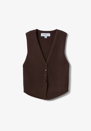 B.ANGEL, Chaleco - dark brown